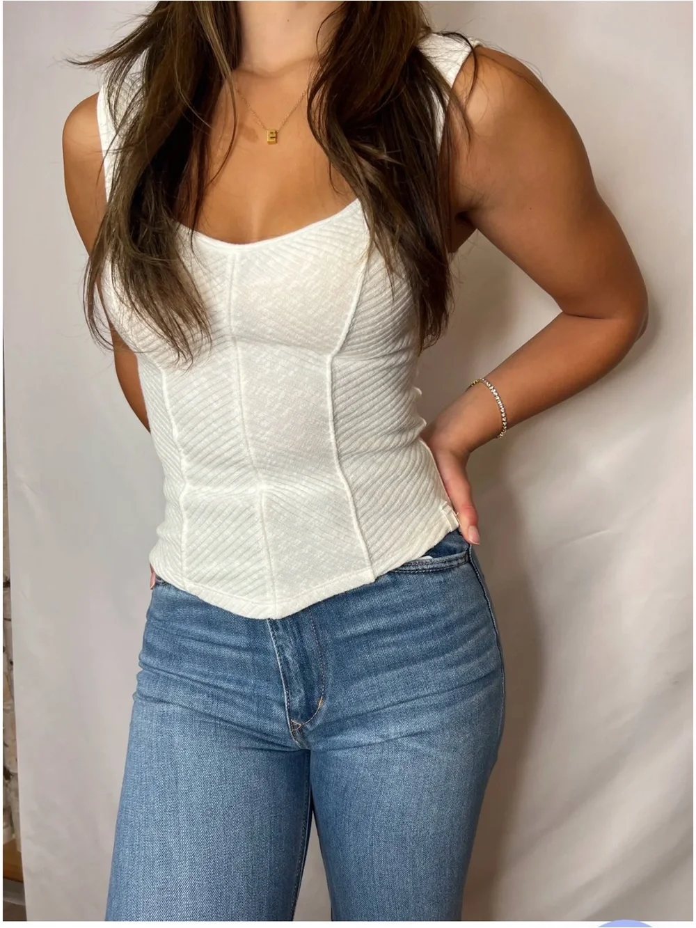 Free People Boss Babe Tank Size Small 1191
